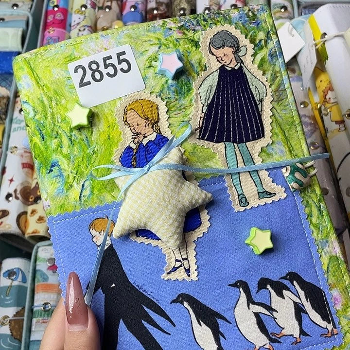 织绣A5活页不带纸2855