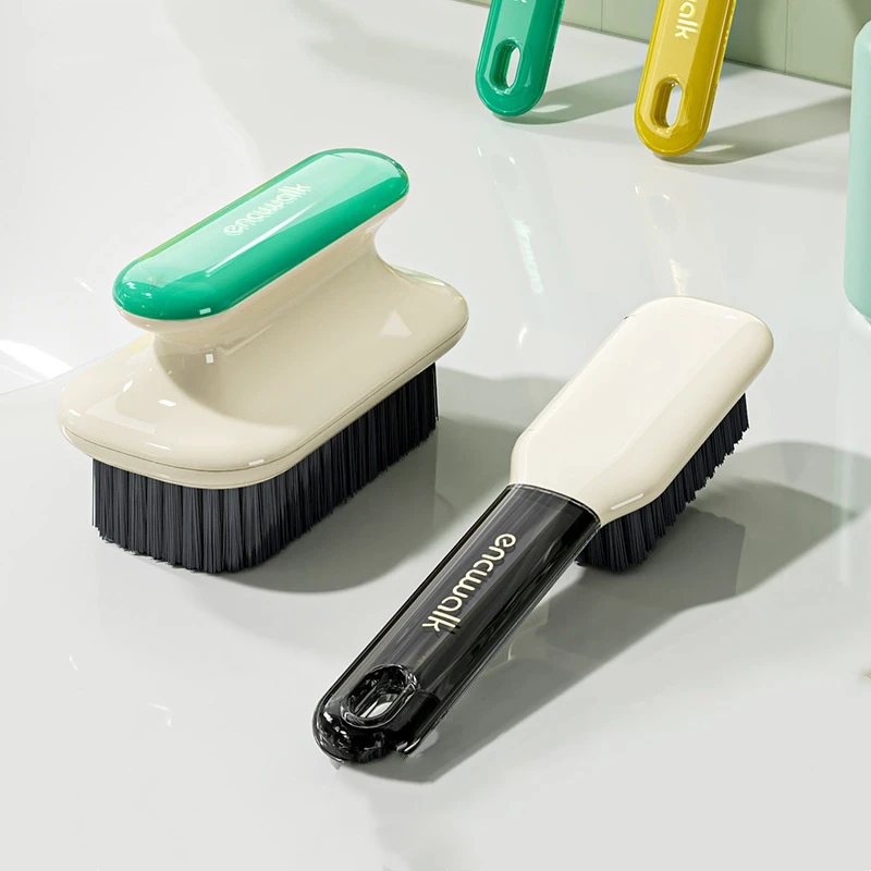 多巴胺色刷鞋专用硬毛刷新款轻奢烫金鞋刷学生宿舍洗鞋不伤鞋鞋套