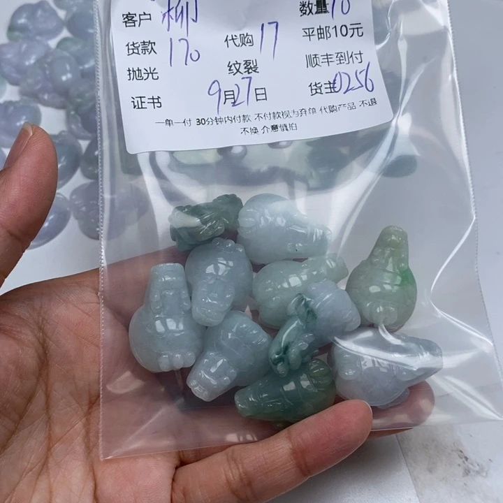 柳***雨翡翠未镶嵌颈饰翡翠