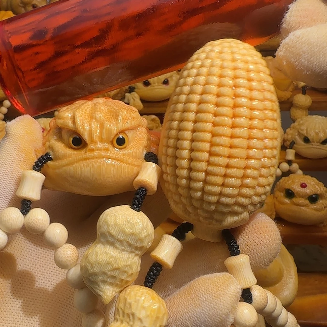 竹5.0+恶霸蟾和大玉米，带竹链，送2油刷子