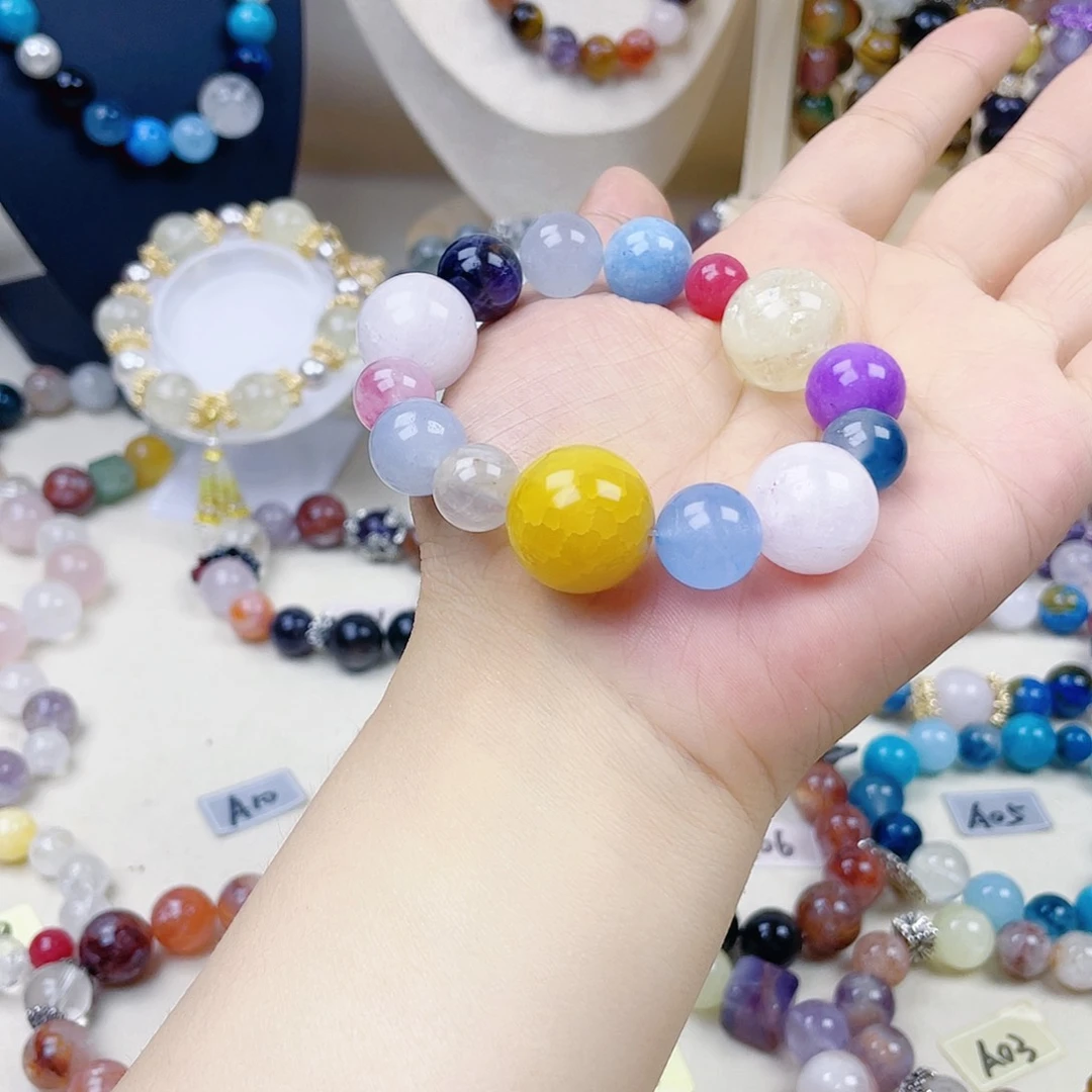 水晶手链银S925镶嵌