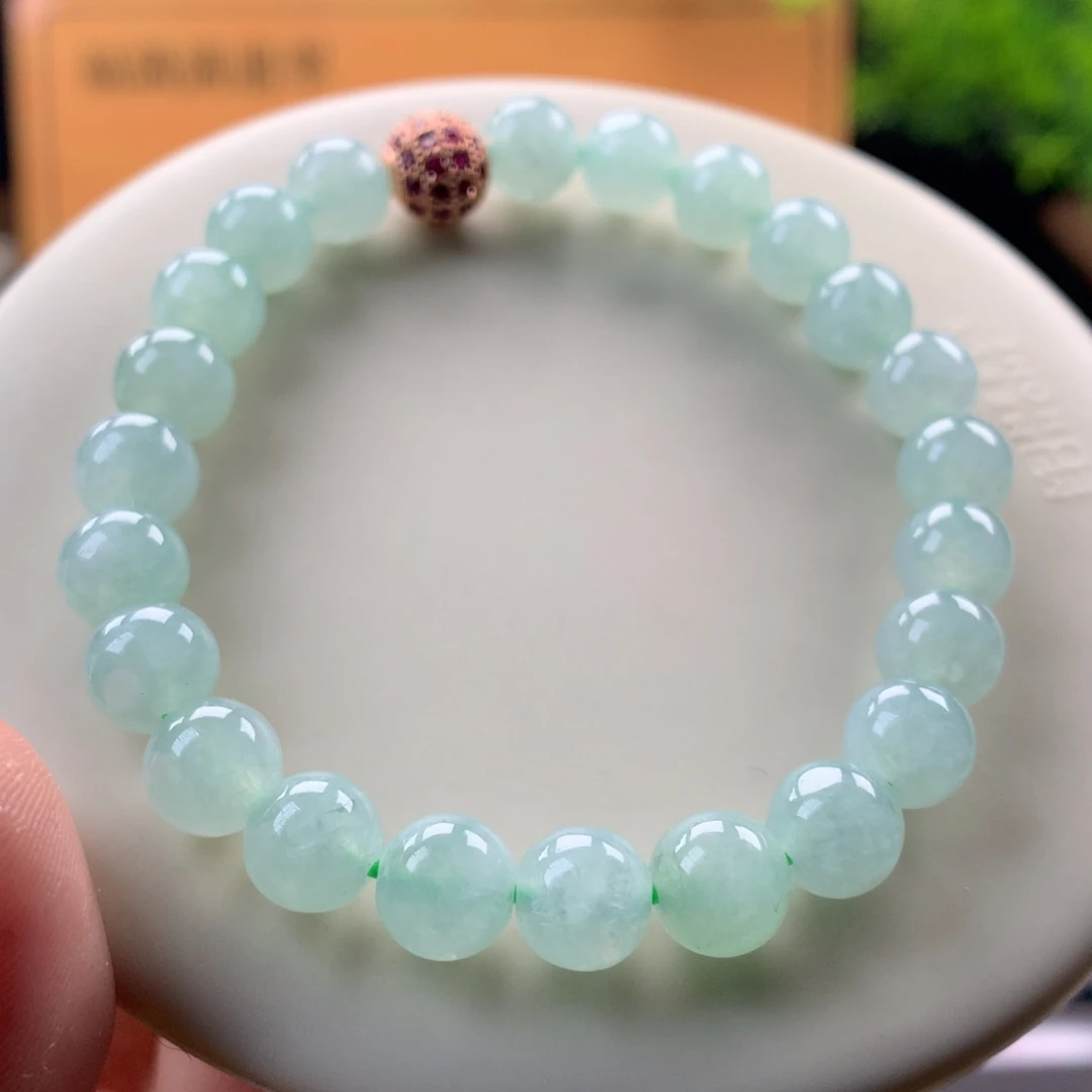 翡翠未镶嵌手链卡8