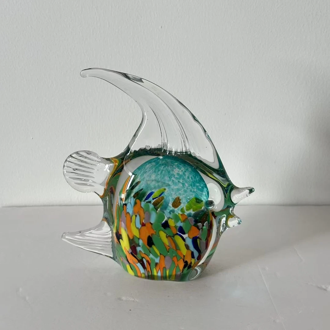 TC046 琉璃鱼家具装饰摆件