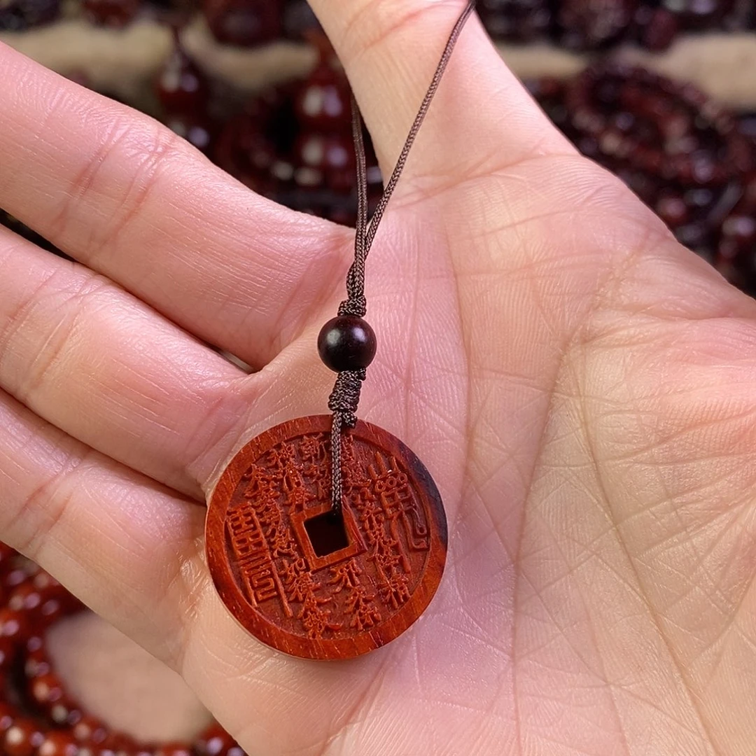 小叶紫檀手串/手链山鬼牌