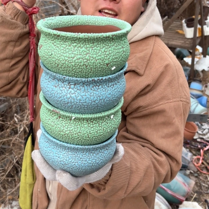 红陶口径 高度 花盆 14 9