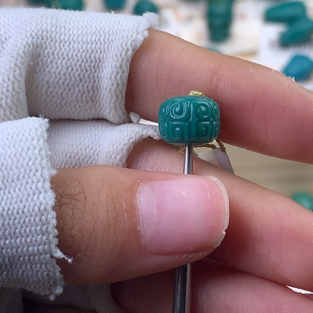 未镶嵌绿松石配饰蕊9.6*7.9