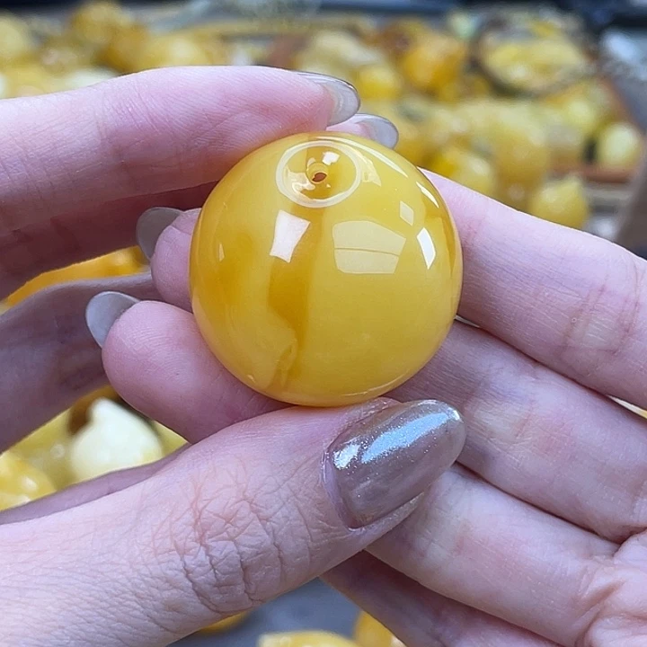 琥珀未镶嵌裸石琥珀蜜蜡J26
