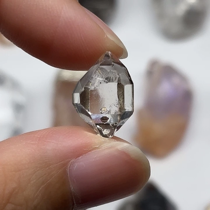 未镶嵌水晶颈饰茶闪灵钻16mm+