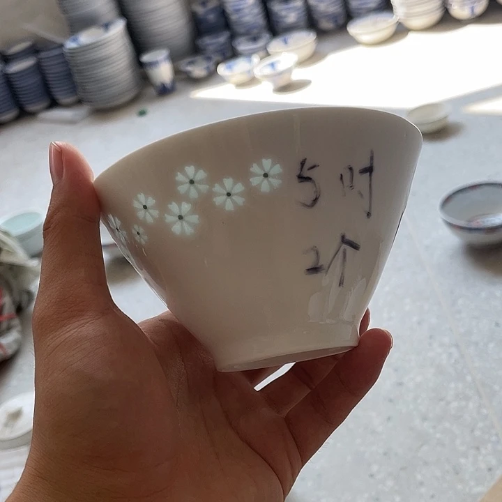 碗景德镇高温细白瓷餐具