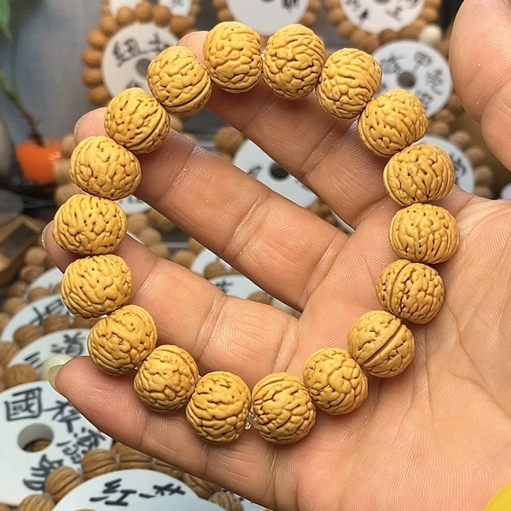 【闪购商品】爱***面桃核手串金丹手串