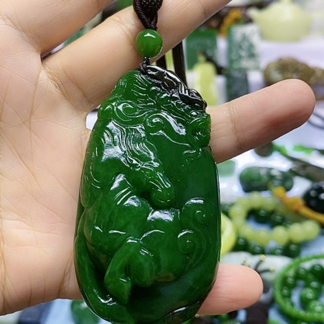 【闪购商品】未镶嵌和田玉（碧玉）把件