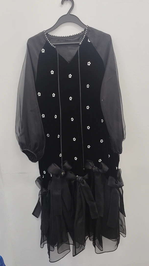 【2024-林姐真丝】重磅100桑蚕丝连衣裙25-XY053