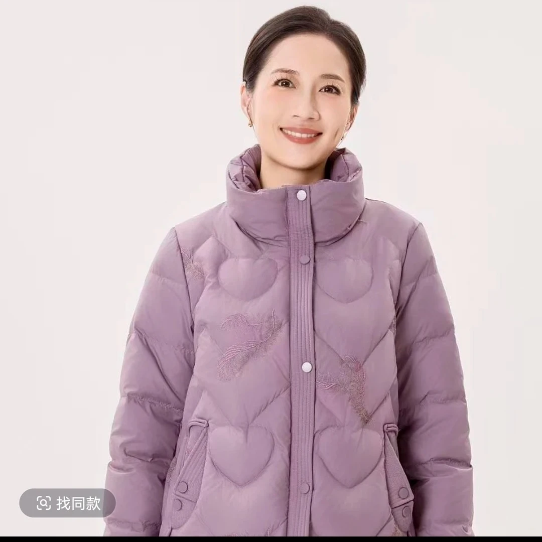 老美华女士冬季短款轻薄羽绒服434216013