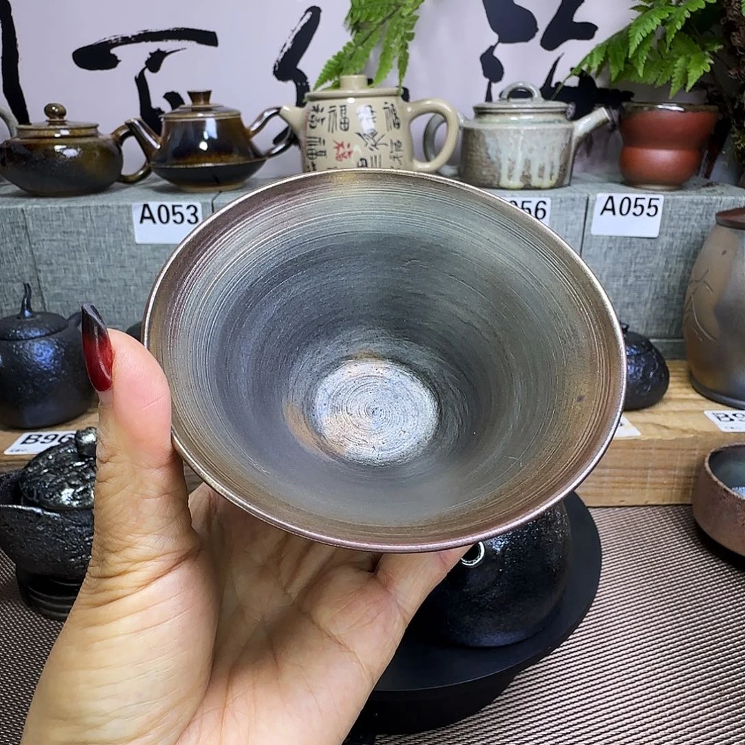杯建水紫陶柴烧杯