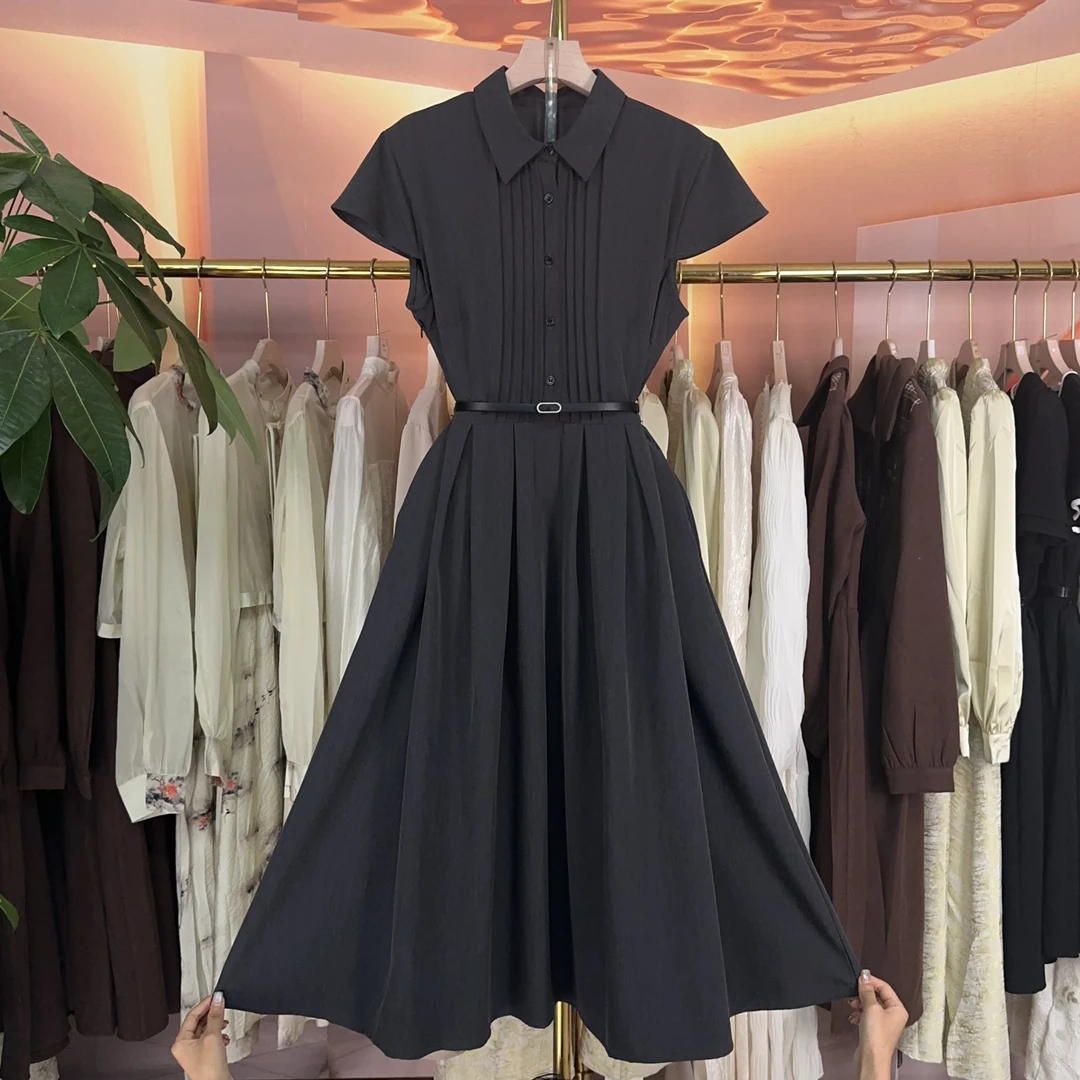 【RG1136】2025年新款时尚气质百搭减龄显瘦新款女装连衣裙