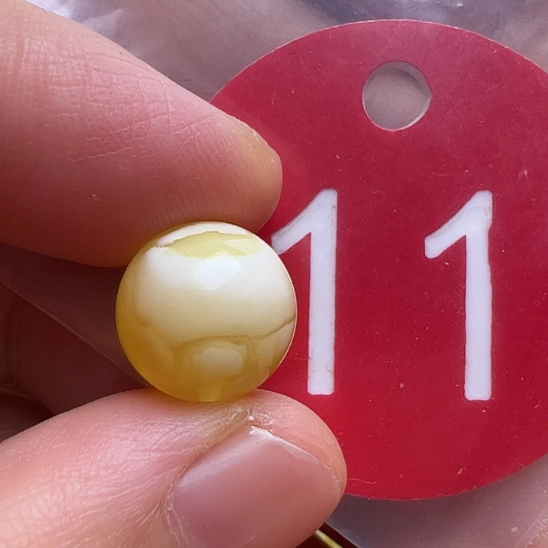 蜜蜡未镶嵌珠宝奇石11m m