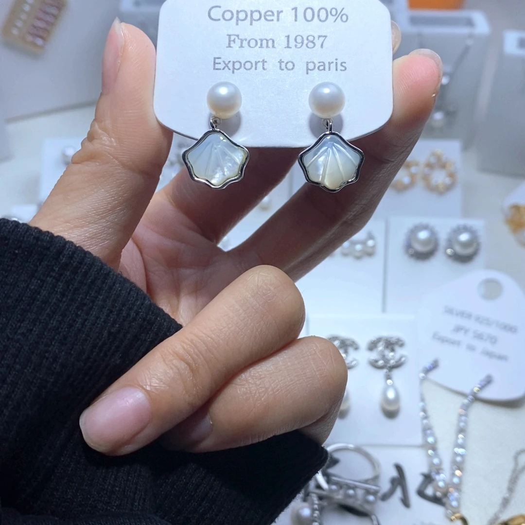 耳饰淡水珍珠未镶嵌