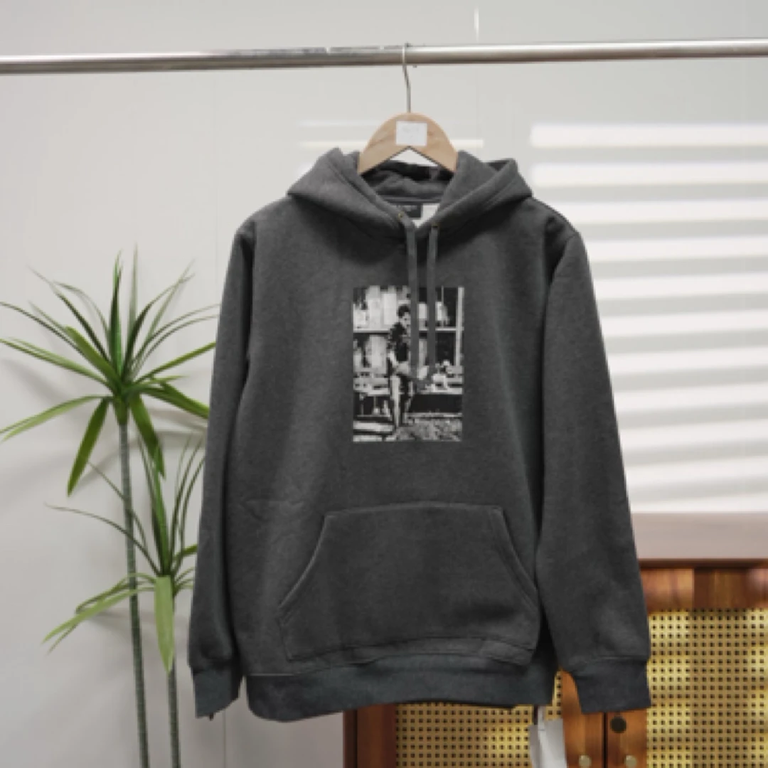 J 潮牌秋冬厚款好克重连帽卫衣男女00097