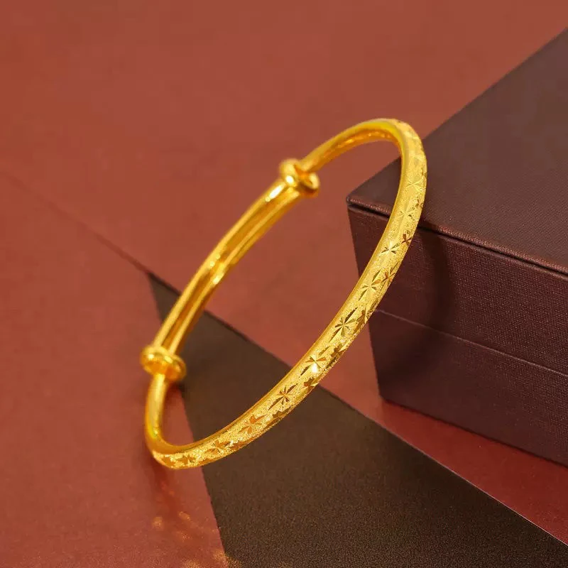 【程总推荐】满天星推拉手镯活口设计大小可调节