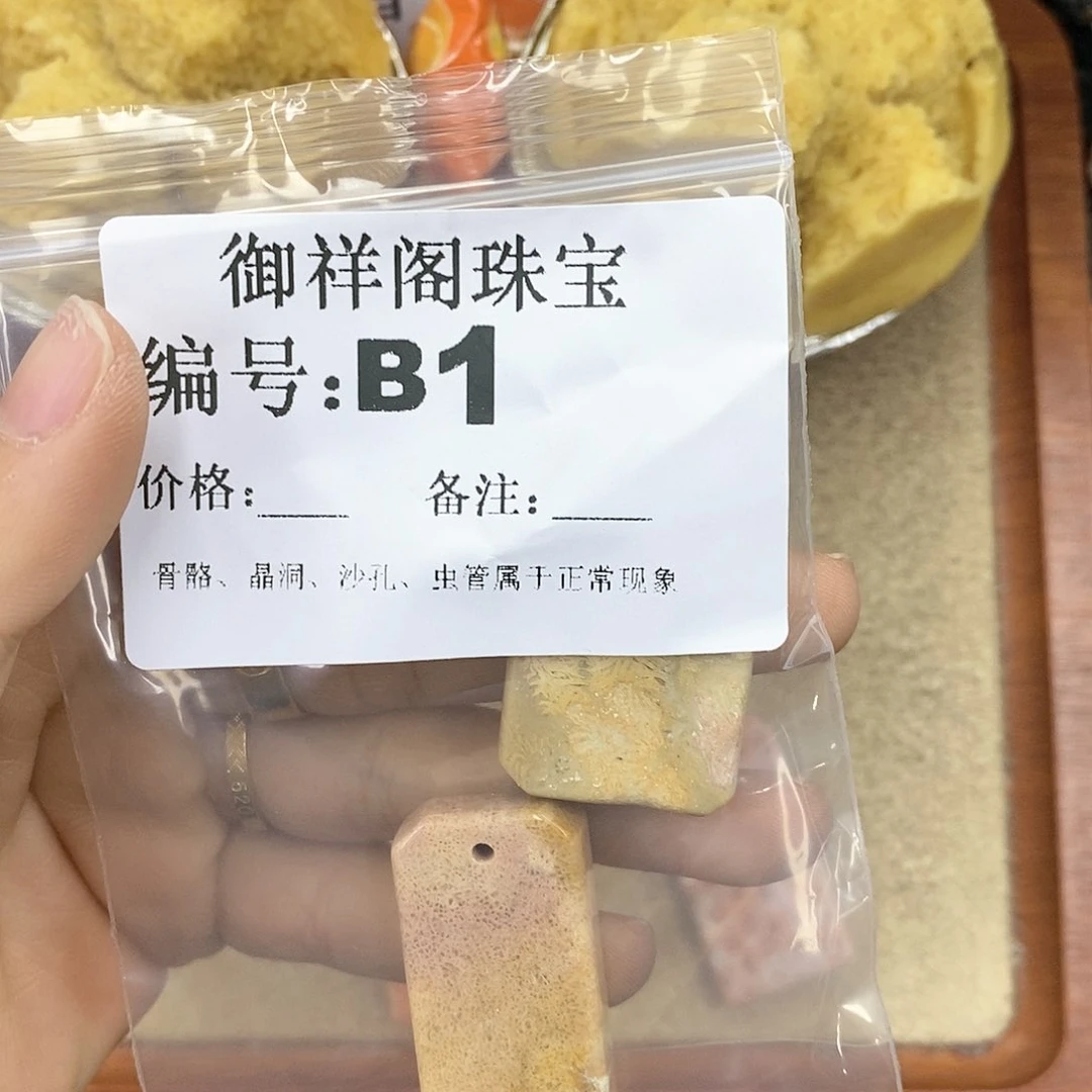 硅化珊瑚（珊瑚玉）颈饰未镶嵌L***理
