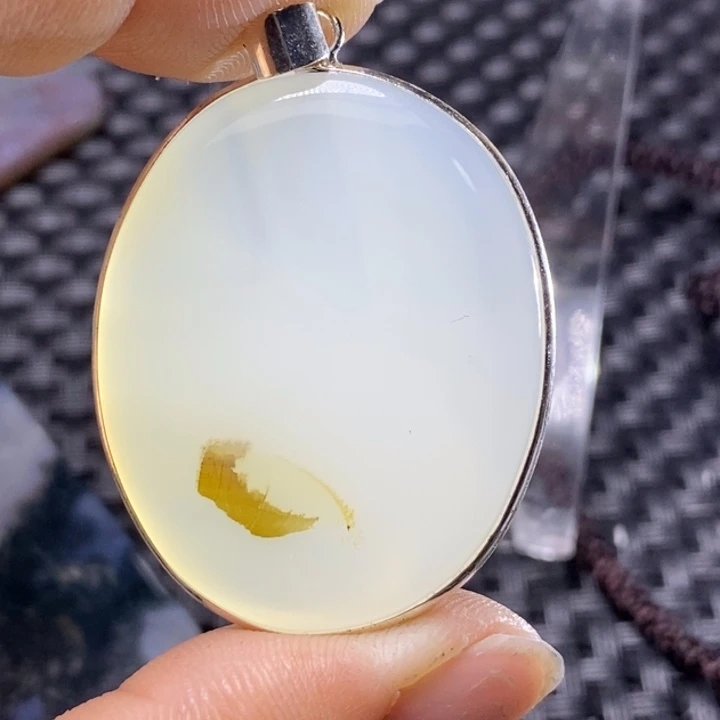 玛瑙/玉髓颈饰未镶嵌雾*加