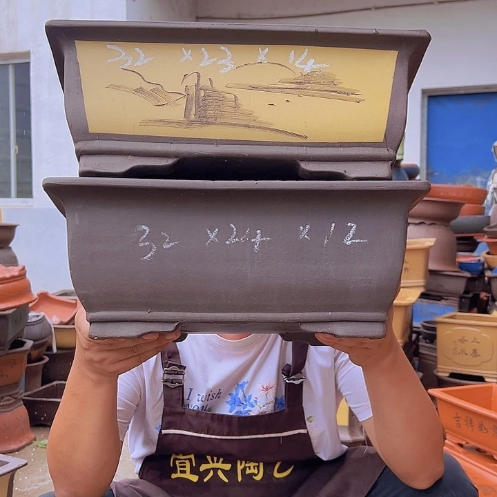 紫砂花盆紫砂花盆