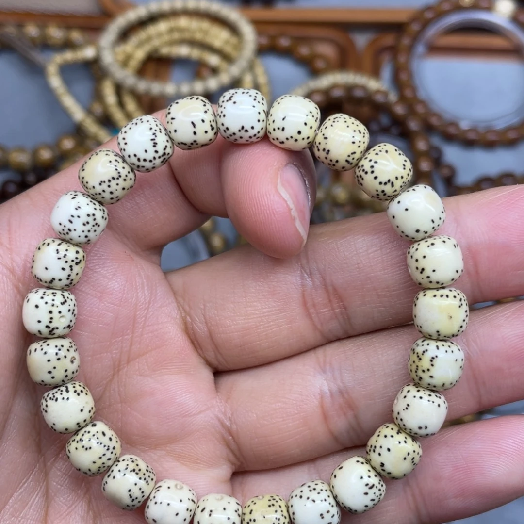 手串星月菩提9*8侧面大留白顺白