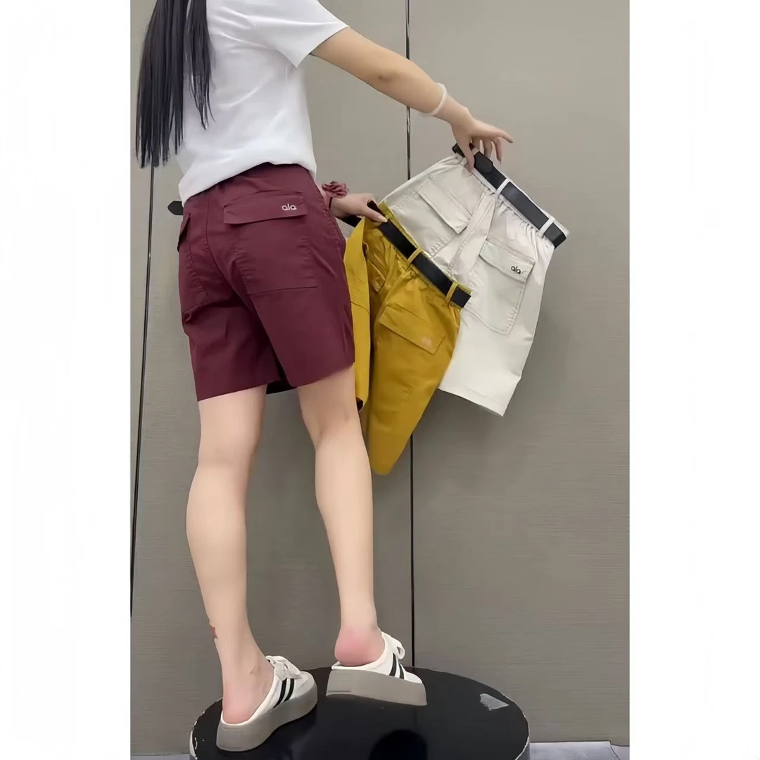 唐芯媛夏季新款薄款刺绣高腰牛仔短裤时尚百搭宽松显瘦阔腿直筒裤