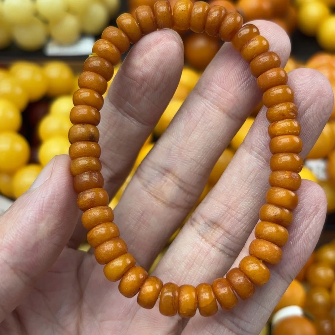 手链琥珀未镶嵌蜜蜡