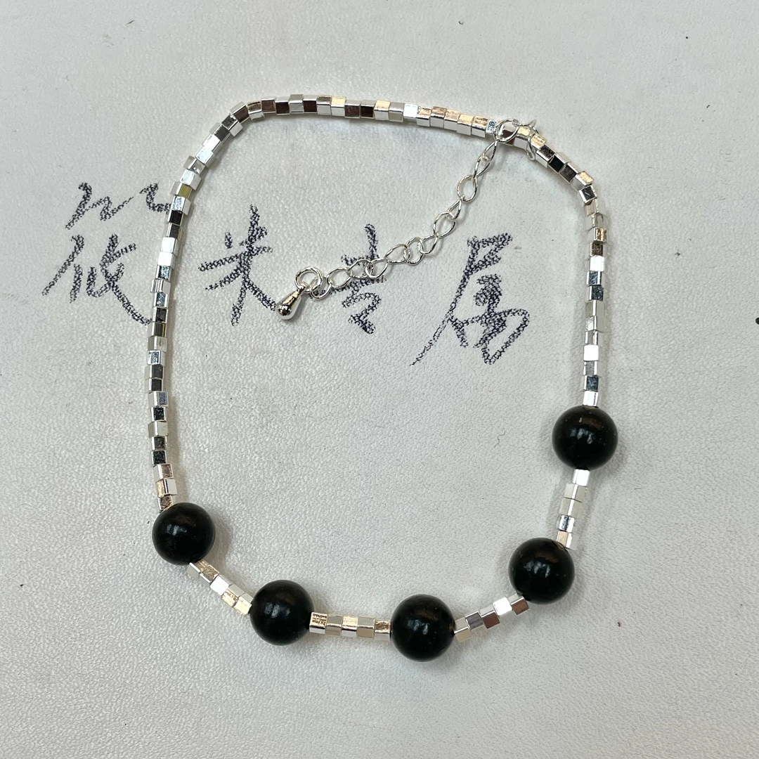 8mm无忧古法合香珠脚链H231 HXZ
