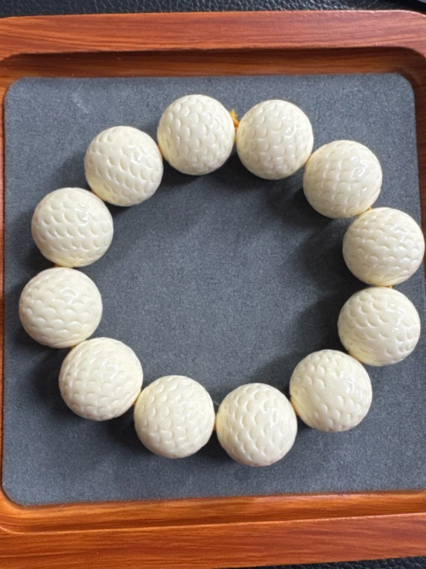 M418号-卡19mm+ 白色工艺品手串