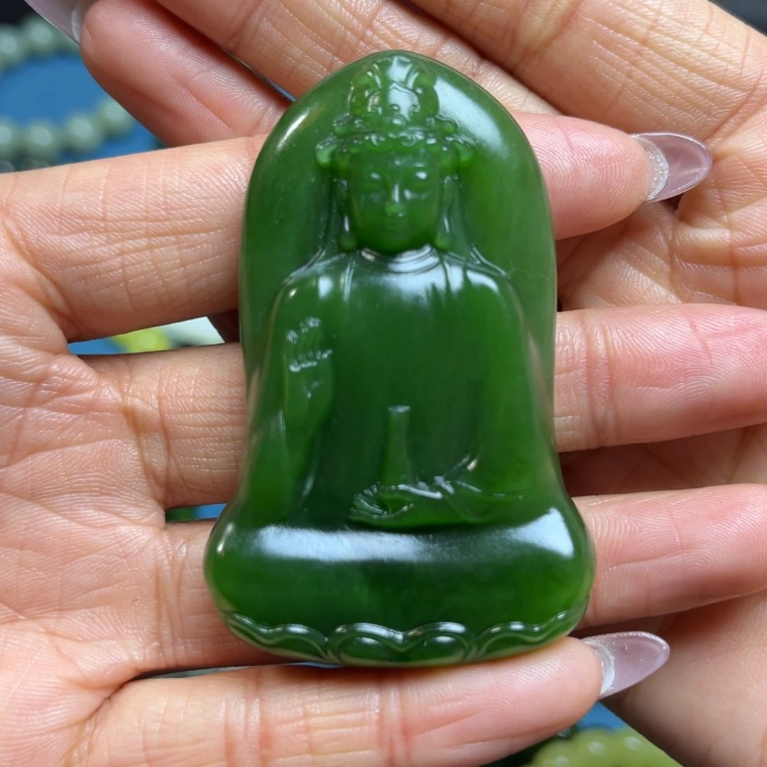 和田玉挂件未镶嵌孺**?