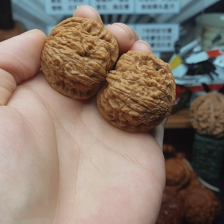 文玩核桃把件35雪花283