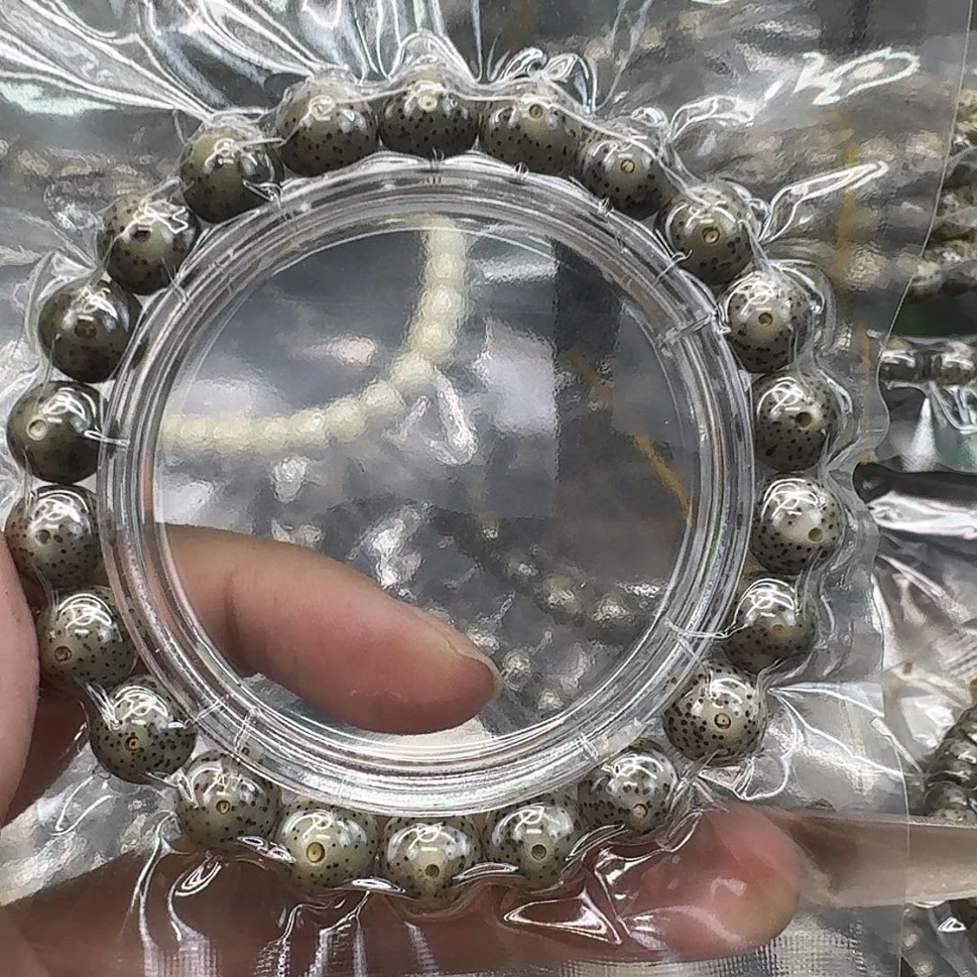 手串星月菩提3入门糯冰绿幽灵10 10
