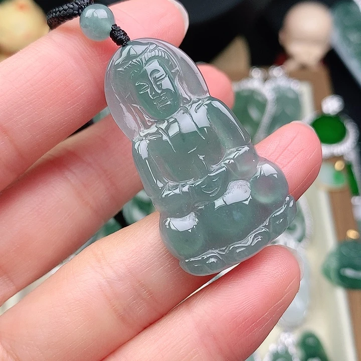 颈饰未镶嵌翡翠吊坠