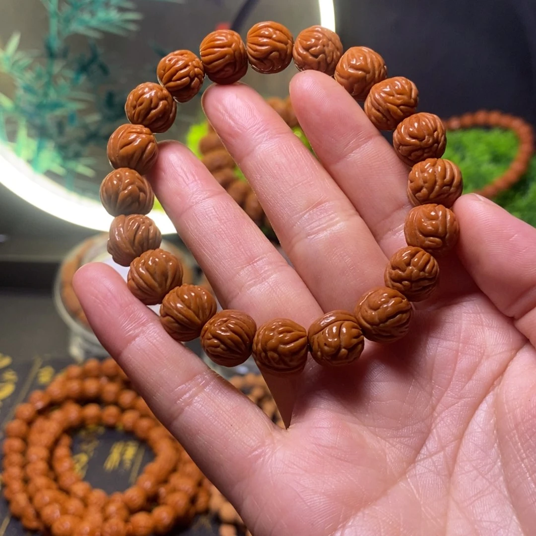 【闪购商品】手串桃核可***乐