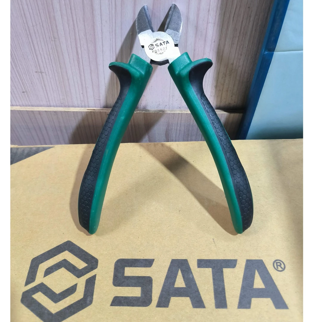 SATA/世达世达斜口钳电工通讯剪线工具斜嘴钳偏口钳6寸
