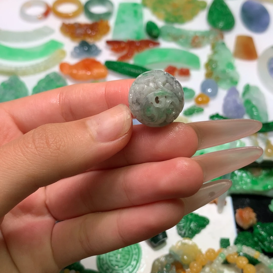 未镶嵌定制翡翠珠子