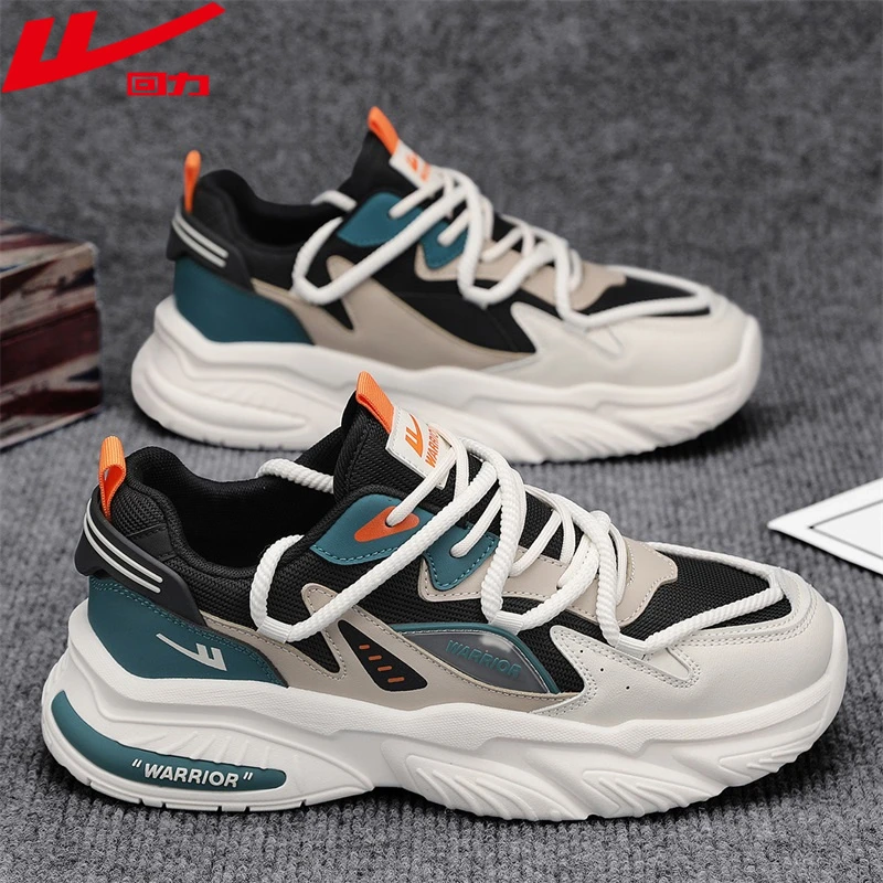 回力男鞋冬季2025新款高级感运动休闲厚底增高老爹鞋跑步网面潮鞋