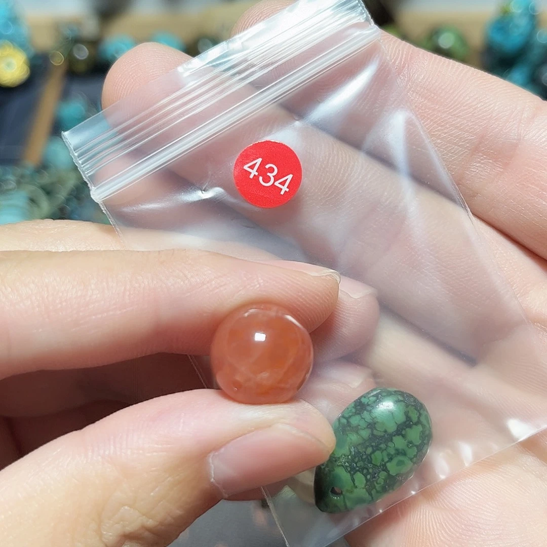 旺***太玛瑙/玉髓未镶嵌圆珠桶珠老型手串！！