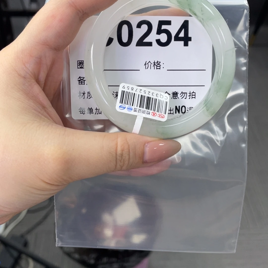 石英质玉（天山翠）手镯未镶嵌254