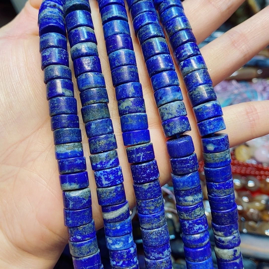 玛瑙/玉髓散珠天然青金剁珠10✖️6mm一条