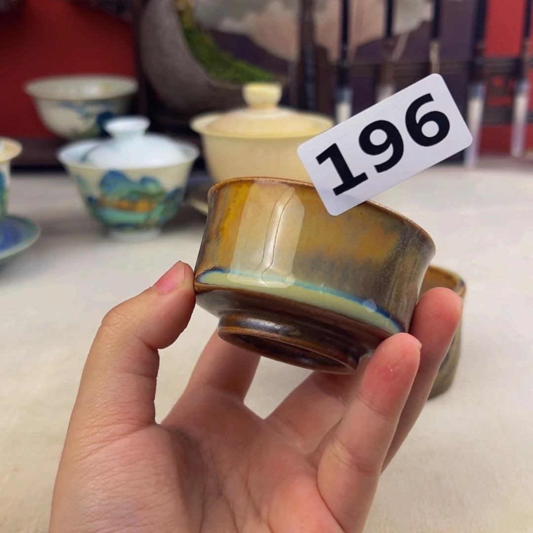 杯子纯手工柴烧主人杯