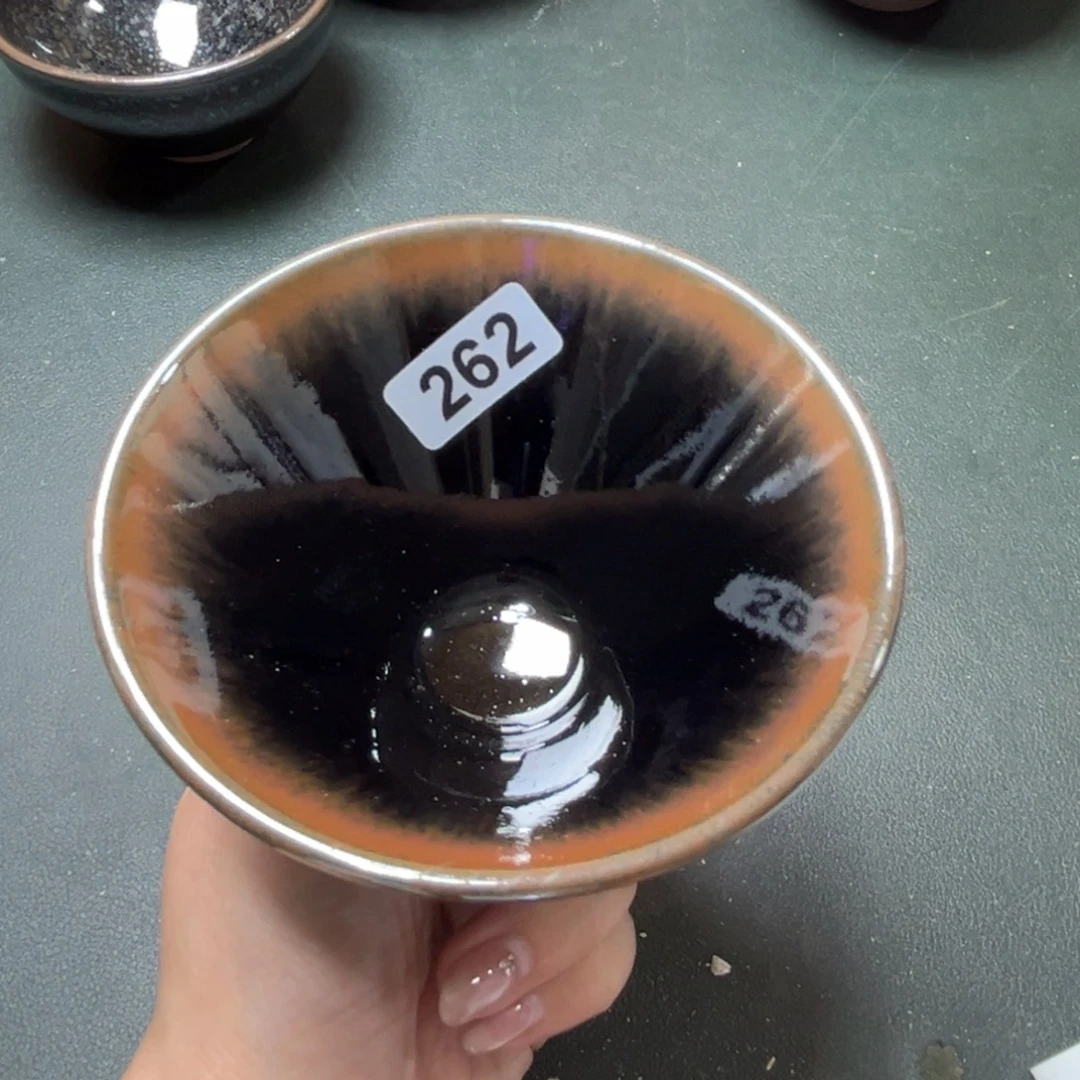 茶盏全手工原矿原釉建盏