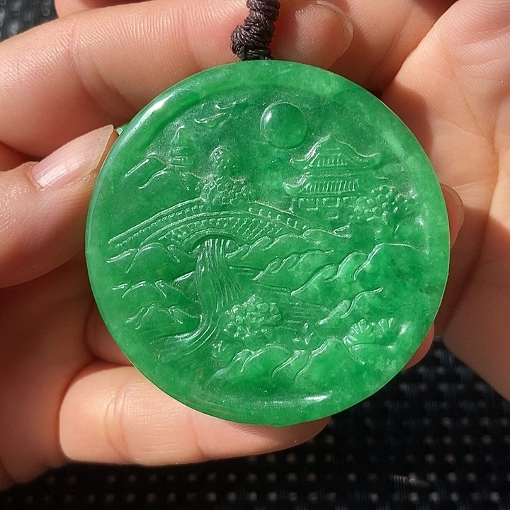 白玉菩提吊坠吊坠