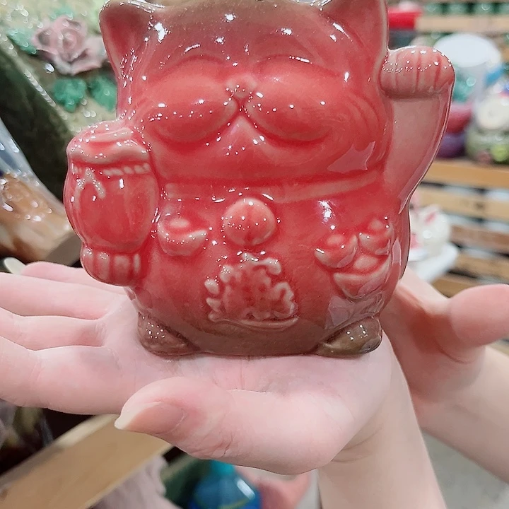 有孔.凑单10元陶瓷花盆发货！