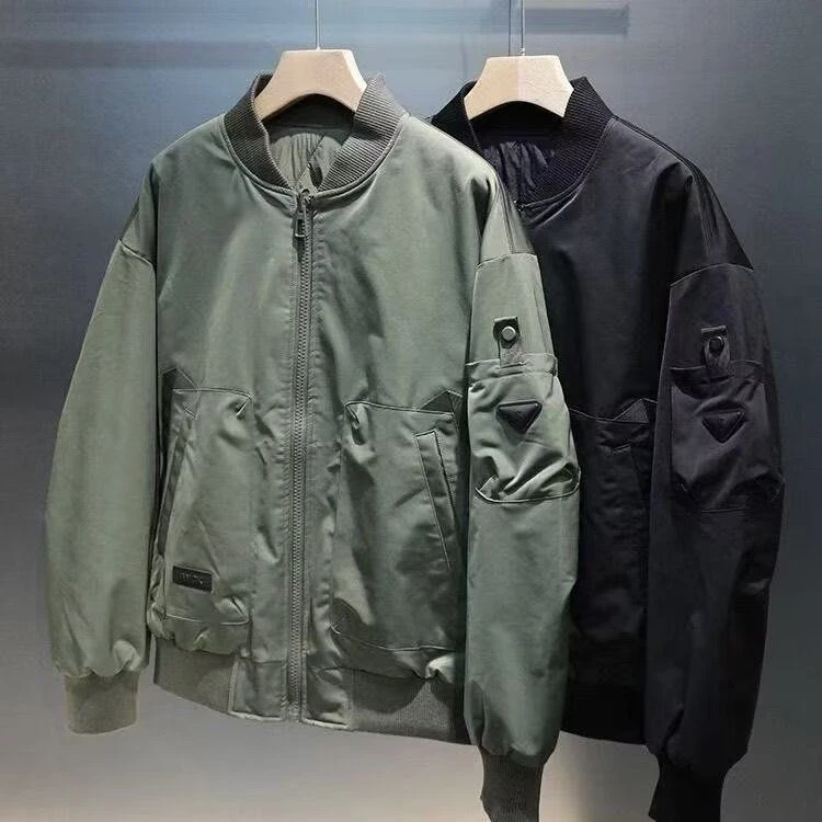 夹克春秋季棒球新款潮牌百搭男装休闲潮流长袖外套工装男士上衣