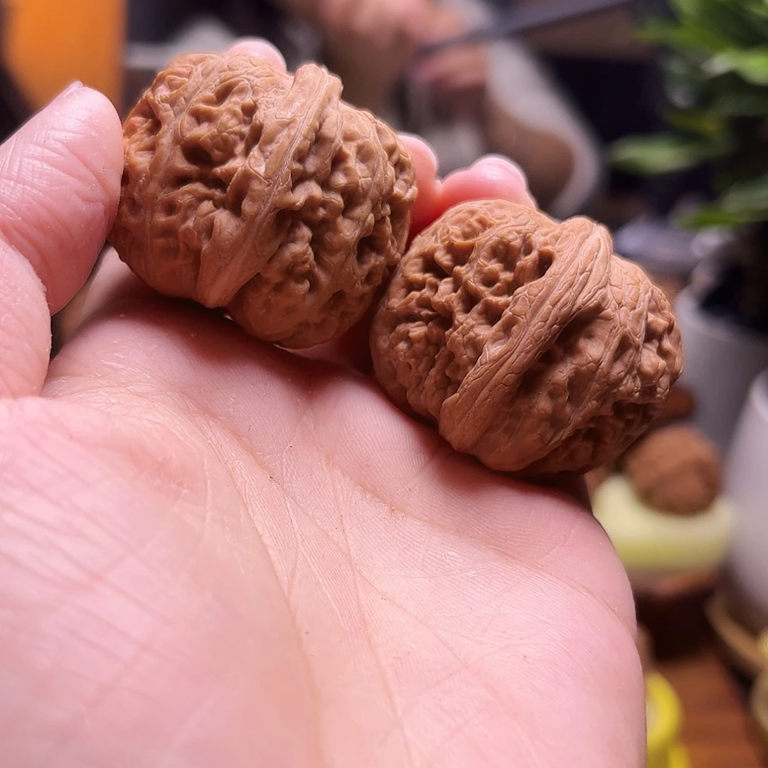 文玩核桃把件38尺全品白茬元宝23