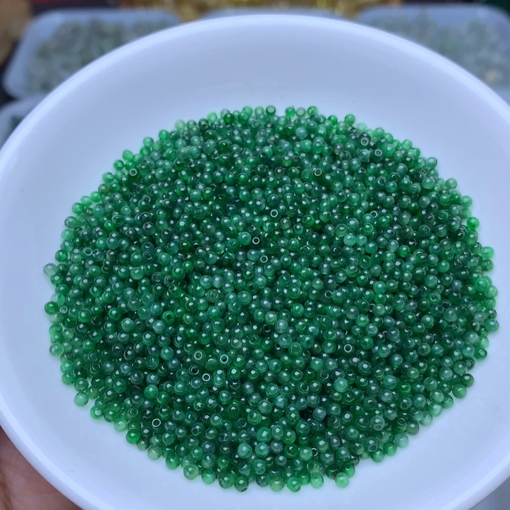 翡翠散珠卡2冰阳绿50个