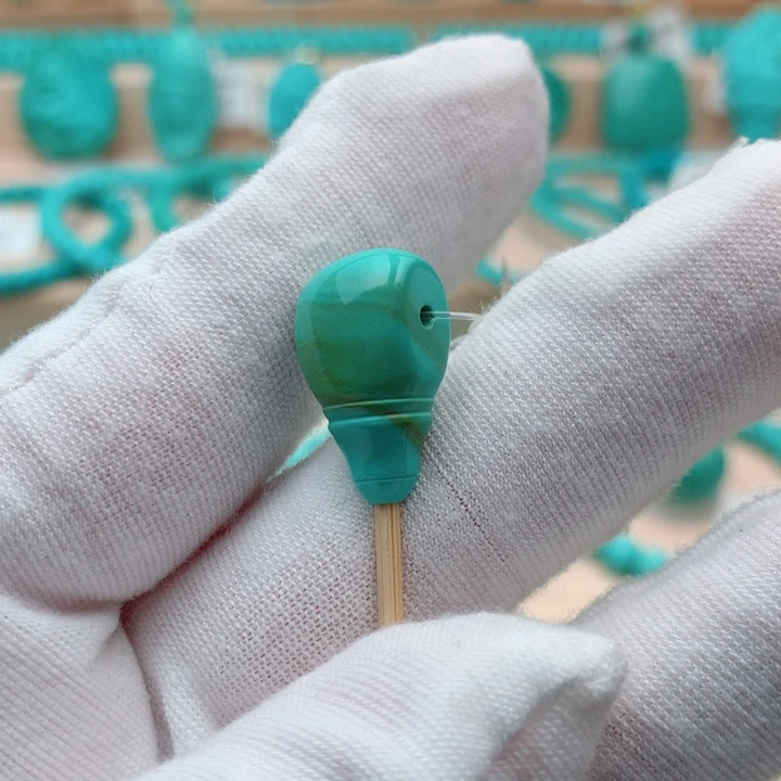 绿松石未镶嵌珠宝奇石10.4mm